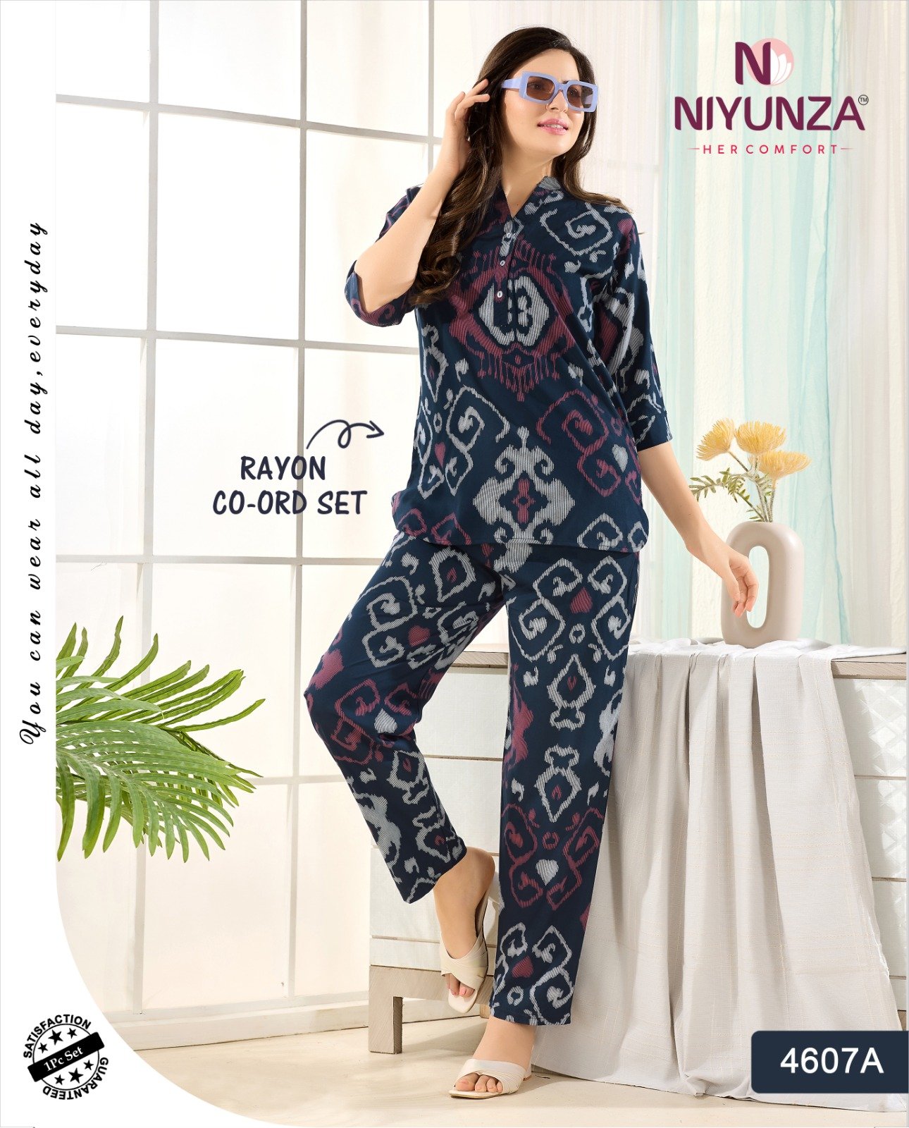 Niyunza Rayon cord set