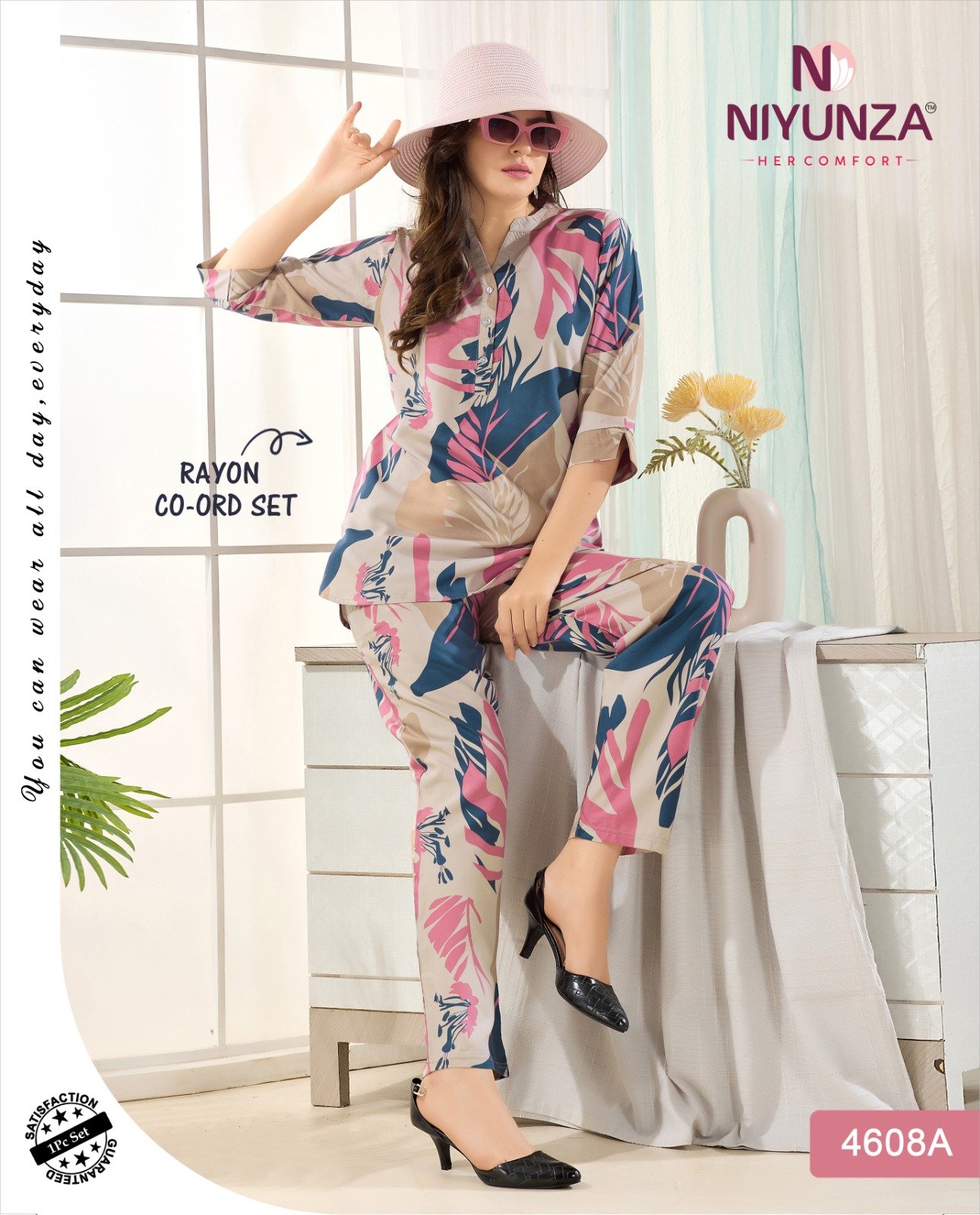 Niyunza Rayon cord set 4