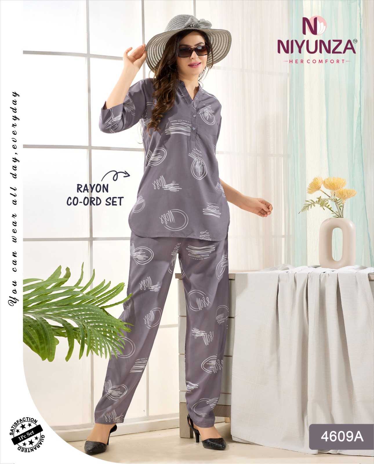 Niyunza Rayon cord set 6